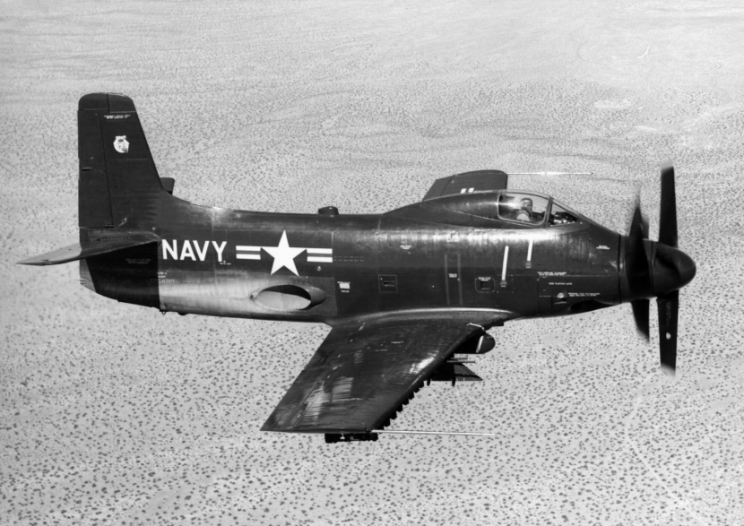 douglas_a2d-1_in_flight_1954