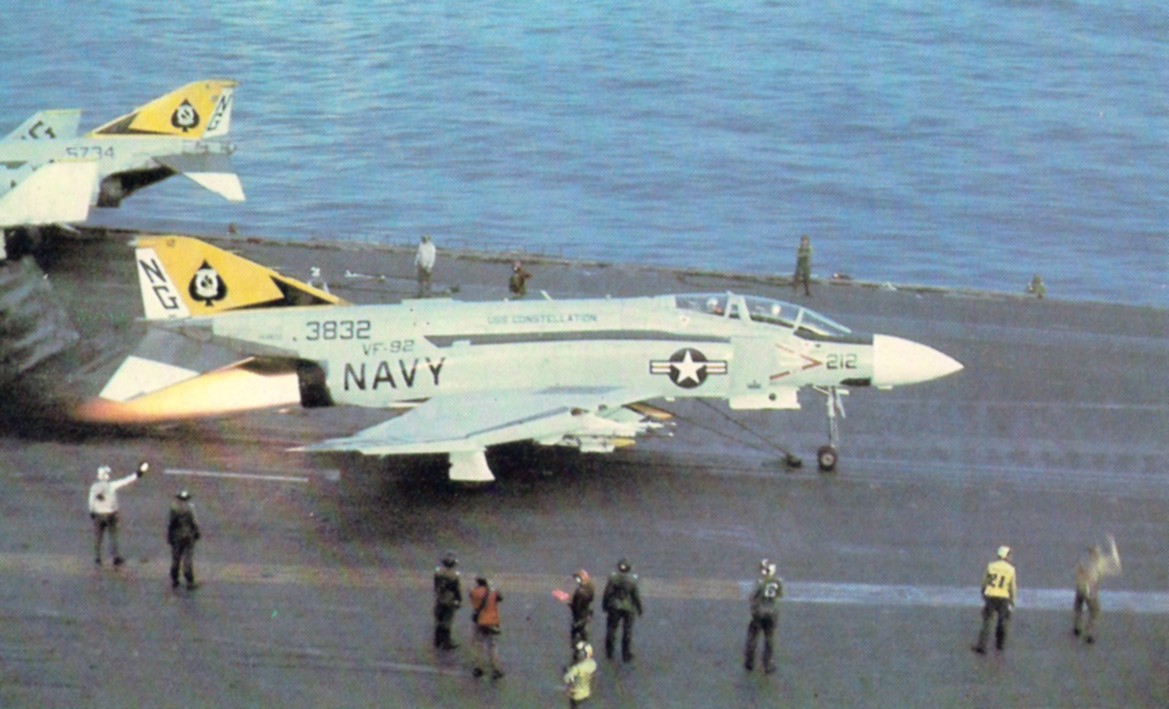 F-4J_Phantom_VF-92_launch_CVA-64_1973