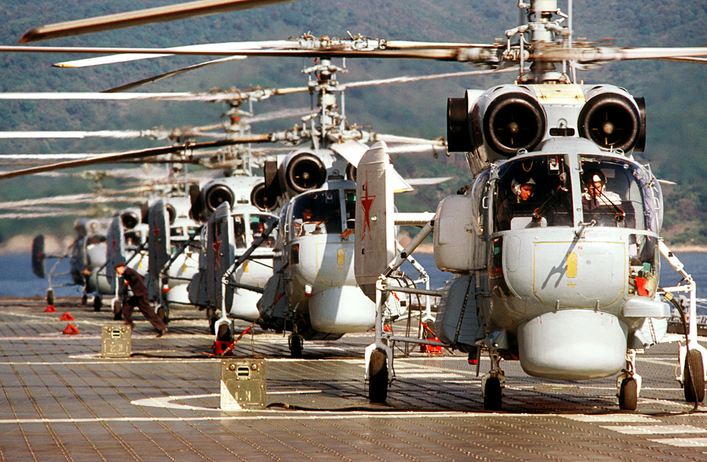 RIAN_archive_139612_Helicopters_on_deck_of_the_Novorossiisk_cruiser